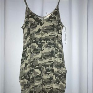 Entro Camo Maxi Dress